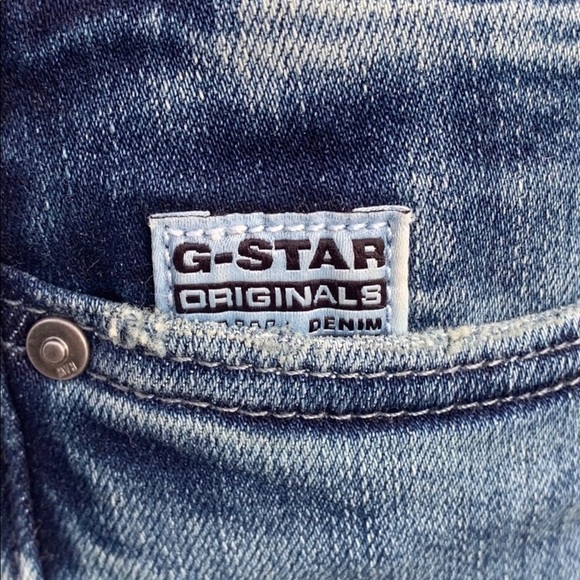 NWT G-STAR High Rise Fold Cuff Straight Leg Jeans - Picture 13 of 15